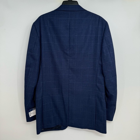 NWT RALPH by RALPH LAUREN Navy CHECK Classic Fit Wool Suit  40 LONG $325 - Picture 2 of 13